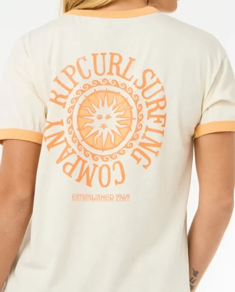 Tees & Tanks Rip Curl Women San Carlos Ringer Tee - Image 5