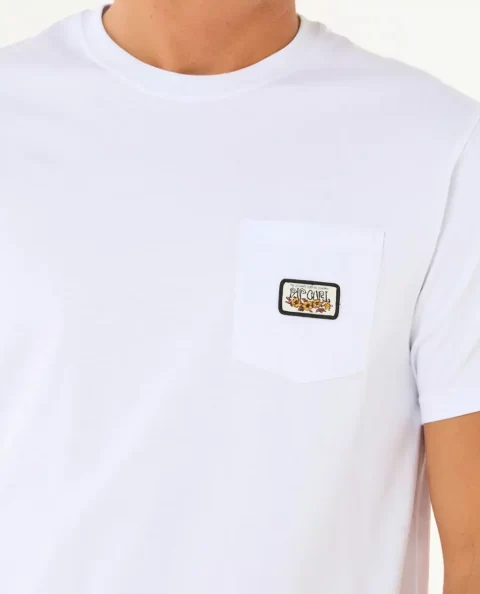 Tees & Tanks Surf Paradise Badge Tee Update Rip Curl Mens - Image 5