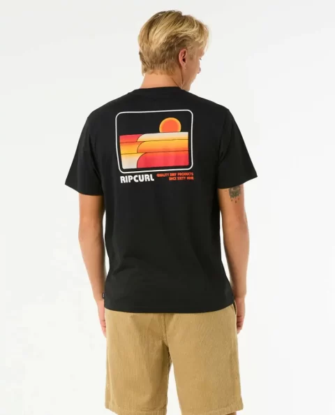 Tees & Tanks Surf Revival Stacked Tee Mens Rip Curl