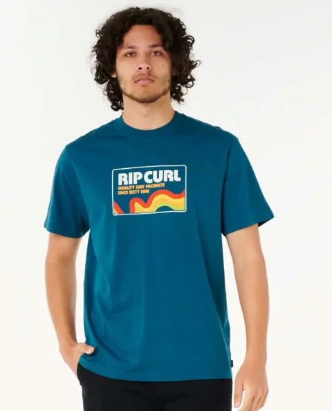 Tees & Tanks Surf Revival Swirl Tee Rip Curl Mens - Image 3