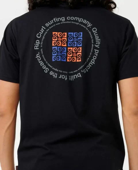 Tees & Tanks Vaporcool Search Rubix Tee Mens Rip Curl - Image 4
