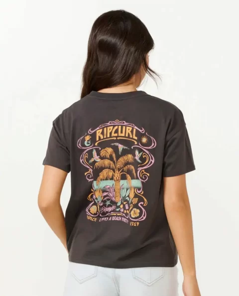 Tees & Tanks Women Rip Curl Beach Party Relaxed Tee - Image 3