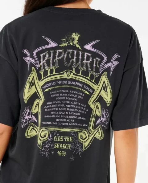 Tees & Tanks Women Rip Curl Tour Heritage Tee - Image 5