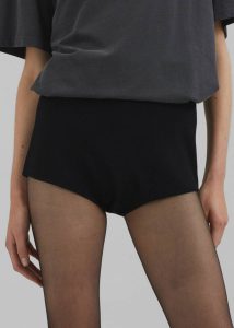 The Frankie Shop Alissa Knit Briefs - Black Women Loungewear Black - Image 2