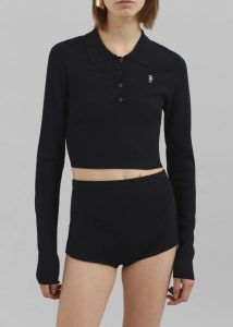 The Frankie Shop Alissa Knit Briefs - Black Women Loungewear Black - Image 4