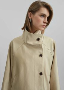 The Frankie Shop Beige Alberta Short Trench - Beige Outerwear Women - Image 3