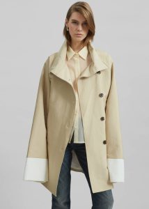 The Frankie Shop Beige Alberta Short Trench - Beige Outerwear Women - Image 4