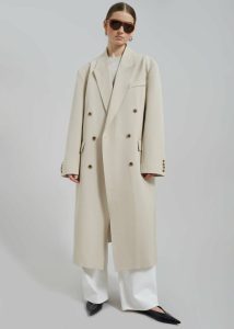 The Frankie Shop Beige Nadetta Coat - Beige Women Outerwear