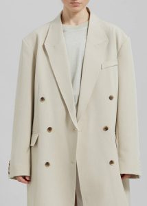 The Frankie Shop Beige Nadetta Coat - Beige Women Outerwear - Image 3