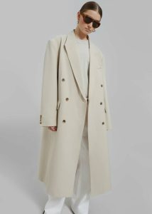 The Frankie Shop Beige Nadetta Coat - Beige Women Outerwear - Image 4