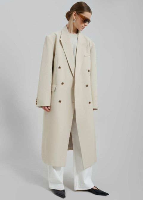 The Frankie Shop Beige Nadetta Coat - Beige Women Outerwear - Image 5