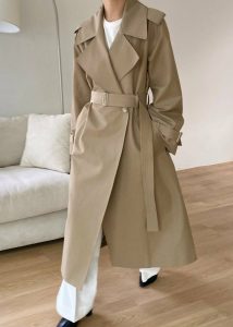 The Frankie Shop Beige Outerwear Women Abril Trench - Sand