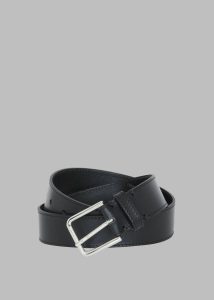 The Frankie Shop Belts Women Black Toni Leather Belt - Black