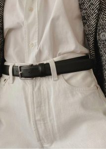 The Frankie Shop Belts Women Black Toni Leather Belt - Black - Image 3