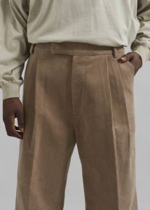 The Frankie Shop Beo Corduroy Suit Pants - Latte Bottoms Men Beige - Image 3