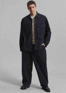 The Frankie Shop Black Bottoms Men Jameson Balloon Pants - Black - Image 2