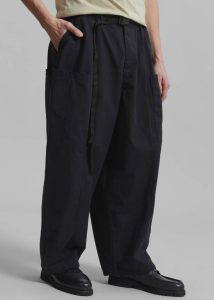 The Frankie Shop Black Bottoms Men Jameson Balloon Pants - Black - Image 5