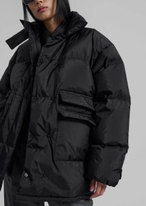 The Frankie Shop Black Nixa Puffer Jacket - Black Women Outerwear - Image 5