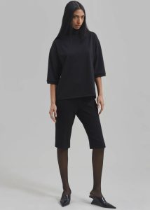 The Frankie Shop Black Remi Shorts - Black Bottoms Women