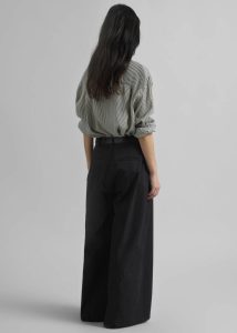 The Frankie Shop Black Women Bottoms Ballia Pleated Pants - Black - Image 5