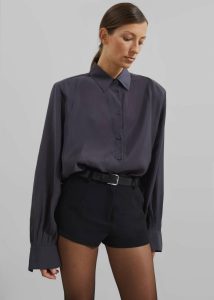 The Frankie Shop Black Women Bottoms Ilona Hot Pants - Black