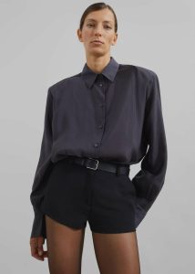 The Frankie Shop Black Women Bottoms Ilona Hot Pants - Black - Image 3