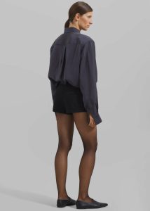 The Frankie Shop Black Women Bottoms Ilona Hot Pants - Black - Image 5