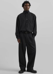 The Frankie Shop Bottoms Dalton Wool Blend Trousers - Black Black Men - Image 2