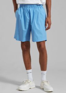The Frankie Shop Bottoms Men Blue Matthias Boxer Bermuda Shorts - Blue - Image 3