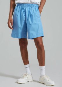 The Frankie Shop Bottoms Men Blue Matthias Boxer Bermuda Shorts - Blue - Image 5