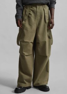 The Frankie Shop Bottoms Men Chard Balloon Pants - Khaki Black