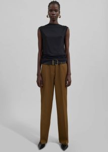 The Frankie Shop Bottoms Women Brown Darrell Trousers - Brown
