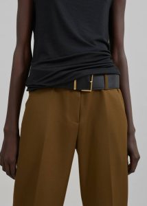 The Frankie Shop Bottoms Women Brown Darrell Trousers - Brown - Image 3