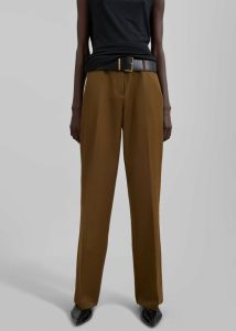 The Frankie Shop Bottoms Women Brown Darrell Trousers - Brown - Image 5