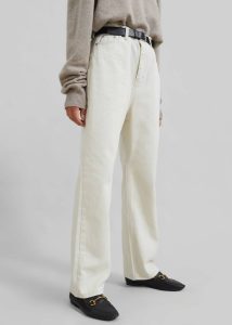 The Frankie Shop Bottoms Women White Bexley Jeans - Cream