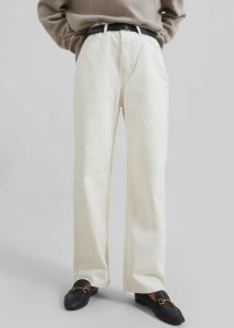 The Frankie Shop Bottoms Women White Bexley Jeans - Cream - Image 5