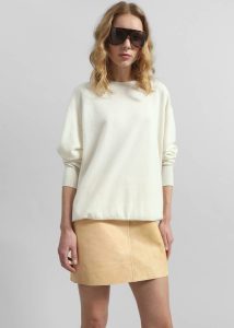 The Frankie Shop Bottoms Yellow Samsøe Samsøe Salil Skirt - Dusty Yellow Women - Image 4