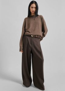 The Frankie Shop Brown Bottoms Cairns Striped Trousers - Brown Stripe Women