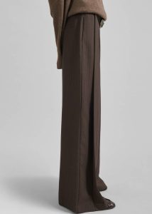 The Frankie Shop Brown Bottoms Cairns Striped Trousers - Brown Stripe Women - Image 3