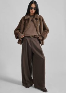 The Frankie Shop Brown Bottoms Cairns Striped Trousers - Brown Stripe Women - Image 4