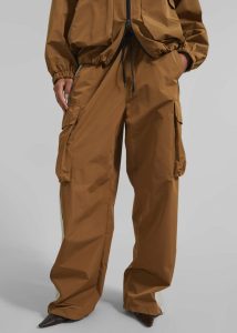The Frankie Shop Brown Women Bottoms Navan Cargo Pants - Brown - Image 2
