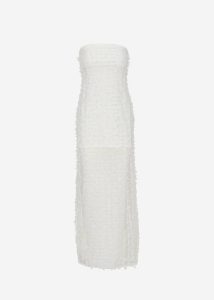 The Frankie Shop Dresses Rotate Bow Tube Dress - Egret White Women - Image 5