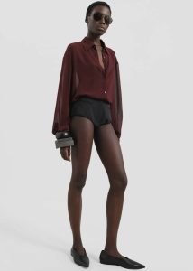 The Frankie Shop Gudu Tailored Hot Pants #06 - Black Black Bottoms Women - Image 2