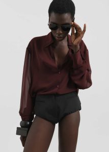 The Frankie Shop Gudu Tailored Hot Pants #06 - Black Black Bottoms Women
