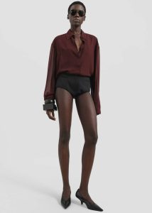 The Frankie Shop Gudu Tailored Hot Pants #06 - Black Black Bottoms Women - Image 5