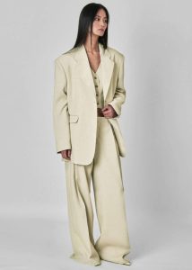 The Frankie Shop Indio Blazer - Beige Outerwear Beige Women - Image 3