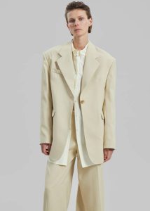 The Frankie Shop Indio Blazer - Beige Outerwear Beige Women - Image 5