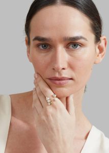 The Frankie Shop Jewelry Women Gold Completedworks Chasing Shadows Ring - Gold - Image 4