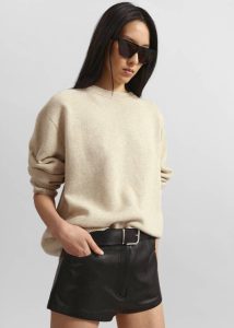 The Frankie Shop Knitwear Nashik Wool Sweater - Cream Women Beige