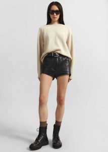 The Frankie Shop Knitwear Nashik Wool Sweater - Cream Women Beige - Image 5